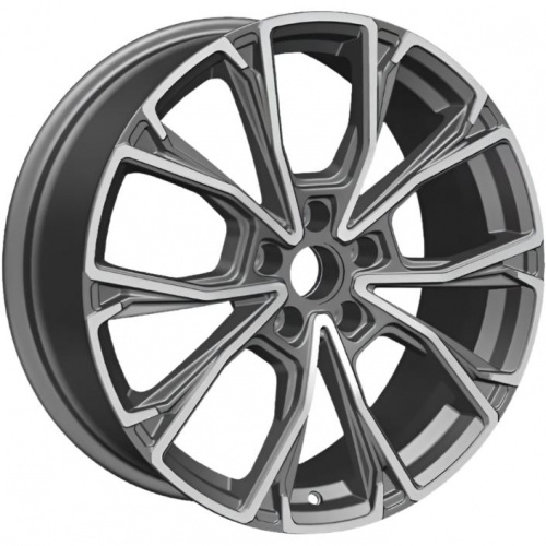 Khomen KHW 1907 7.5x19 5*108 ET38 DIA60.1 Gray-FP Литой