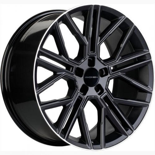 Khomen KHW 2101 9.5x21 5*120 ET49 DIA72.6 Black Matt MR Литой