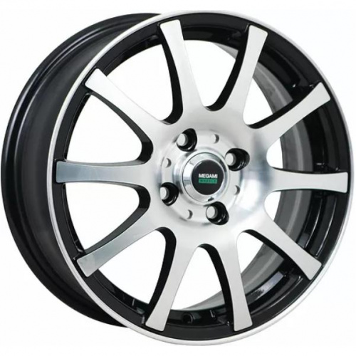 Megami MGM-2 6x15 4*100 ET46 DIA54.1 BKF Литой