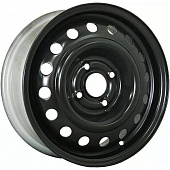 Trebl 53A49A 5.5x14 4*100 ET49 DIA56.6 Black Штампованный