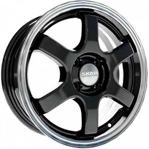 Скад Киото 6x15 4*100 ET40 DIA60.1 Антрацит-алмаз Литой