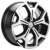 Khomen KHW 1710 7x17 5*108 ET33 DIA60.1 Black-FP Литой