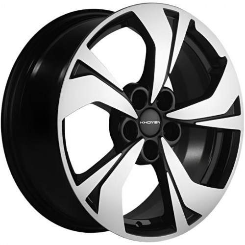 Khomen KHW 1724 7x17 5*114.3 ET45 DIA67.1 Black-FP Литой