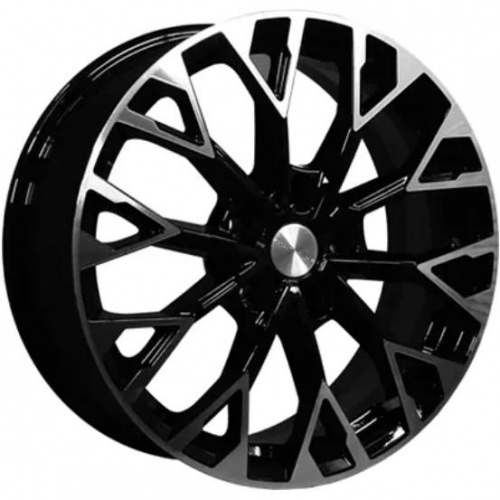 Khomen KHW 1718 7x17 5*110 ET46 DIA63.3 Black-FP Литой