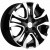 Khomen KHW 1503 6x15 4*100 ET46 DIA54.1 Black-FP Литой Khomen KHW 1503 6x15 4*100 ET46 DIA54.1 Black-FP Литой
